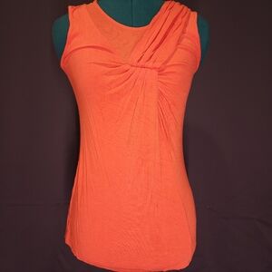 Willi Smith Vibrant Orange Tank Top